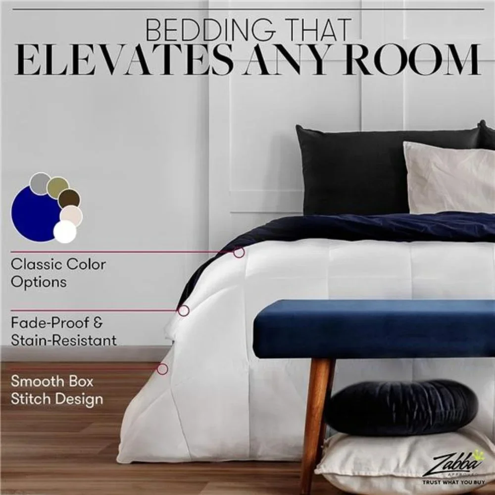 Luxury Linens King/California King Size Comforter - 1600 Series Down Alternative
